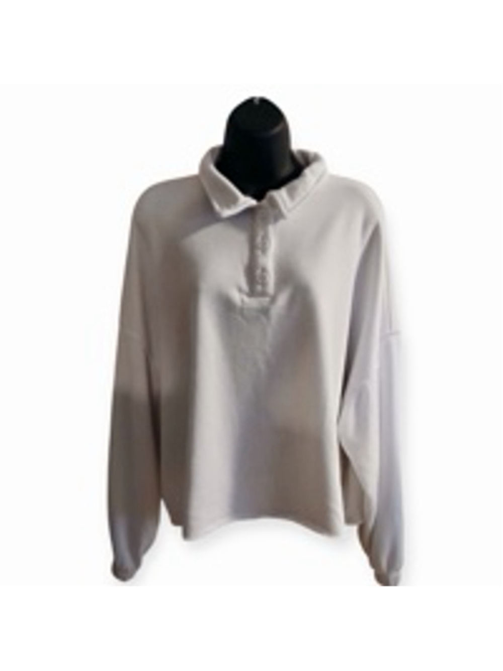 Secret Treasures Women's White Button-Front Pullover Shirt - Size M - INV462 A7